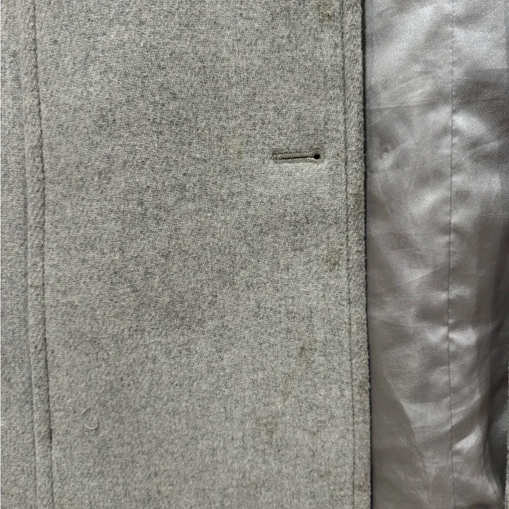 J. Crew Women's Light Gray Trench Coat - Picture 5 of 8